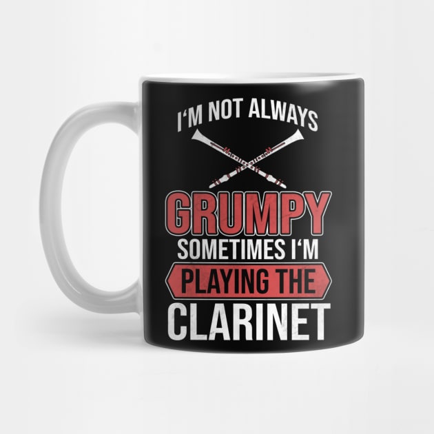 I'm Not Always Grumpy Bass Clarinet by funkyteesfunny